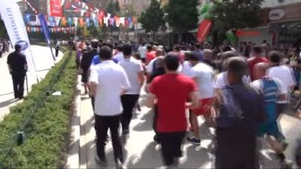 Çorum'da İlk Kez Düzenlenen Halk Koşusu Renkli Geçti