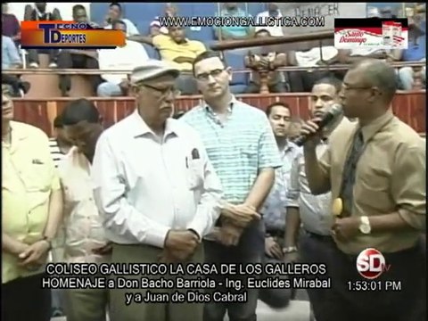 PROGRAMA-TECNODEPORTES-12-MAYO-2015-COLISEO-CASA-GALLEROS-HOMENAJE-DON-BACHO-ING.MIRABAL-JUANDEDIOSCABRAL