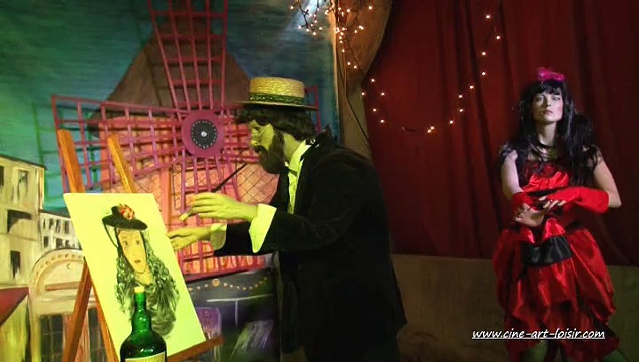 Ciné Art Loisir Toulouse Lautrec et le moulin rouge  à Fitilieu  un film de Jean-claude Guerguy