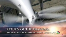 DJI Phantom Quadcopter, Buddina Beach, Sunshine Coast, Queensland Australia