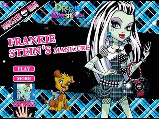 Monster High Manicura Frankie Stein
