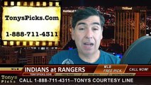 Cleveland Indians versus Texas Rangers Betting Lines MLB Free Pick Prediction Odds Preview 5-17-2015