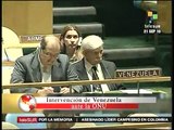 Venezuela, Metas del Milenio. Discurso del embajador Jorge Valero en la ONU: no lo verás en CNN.