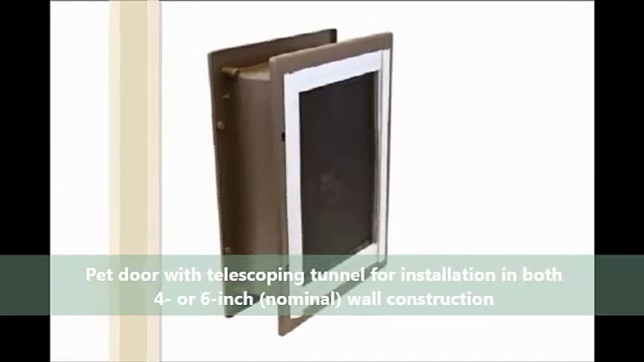 Buy Pet Products Online USA | PetSafe Telescoping Aluminum Wall Entry Pet Door | Petsafe Products