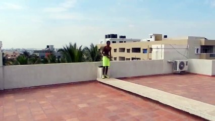 Guy Jumping From Building