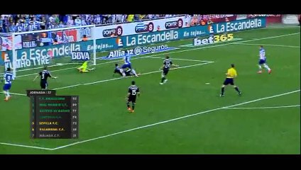 Goal Stuani - Espanyol 1-1 Real Madrid - 17-05-2015