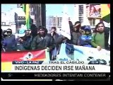 Ante indiferencia del gobierno indígenas de la IX Marcha retornan a sus comunidades