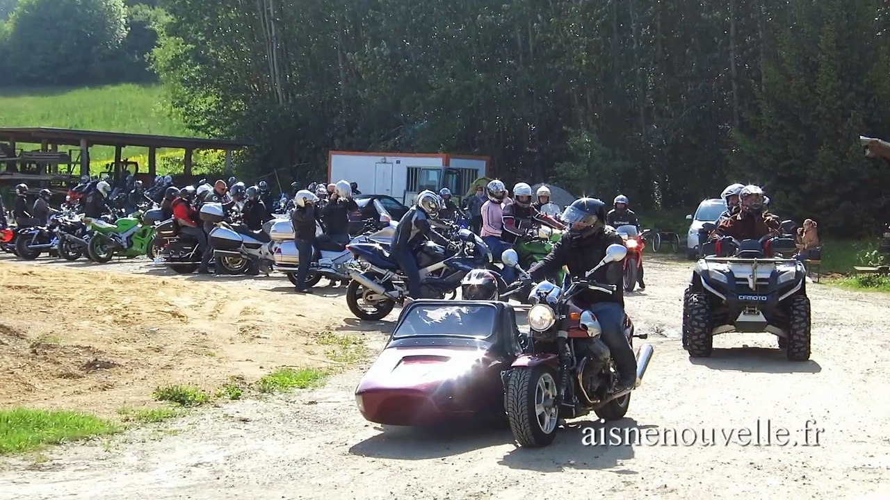 50 motos à Saint-Nicolas-aux-Bois pour une balade de la solidarité