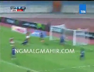 هدف تعادل الأهلي مع الأفريقي بالكونفدرالية