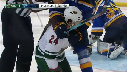 NHL 2014-15 Conference 1-4 Final G5 - St. Louis Blues vs Minnesota Wild - 2015.04.24 Highlights
