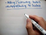 Vectors : Adding and Subtracting Vectors