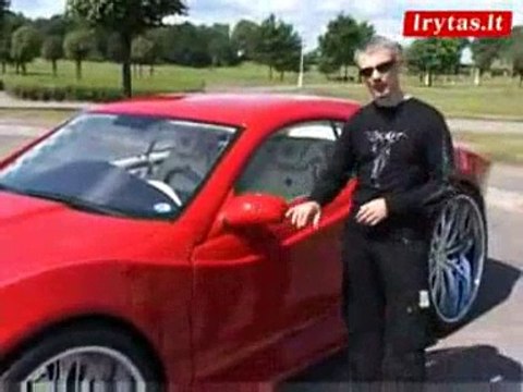 Mercedes Benz CL500 on 24 and 30 inch rims all lowerd extreme tuning in Lithuania