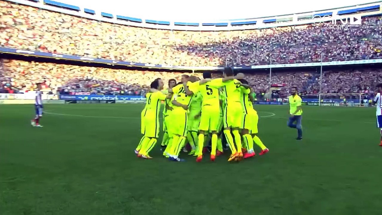 احتفال برشلونة بالليجا