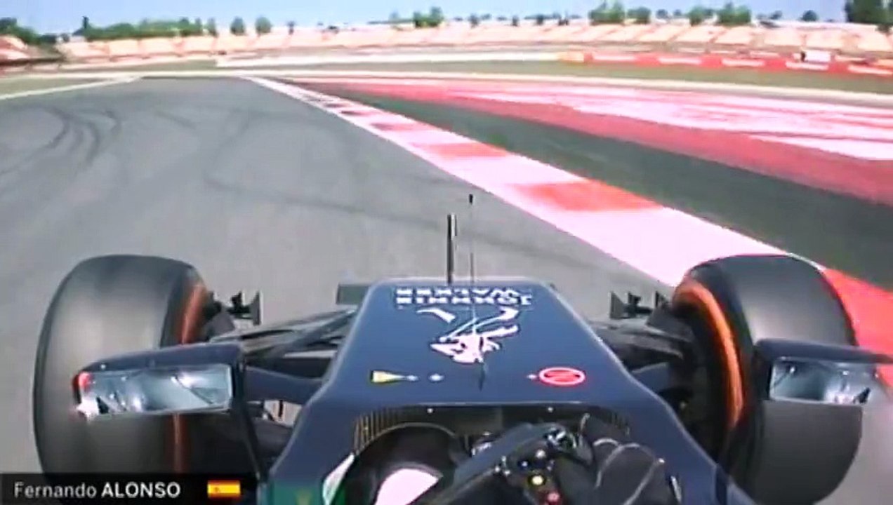 F1 2015 Barcelona Spain Fernando Alonso Spin McLaren Honda