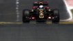 F1 2015 Barcelona Spain Romain Grosjean 's bodywork falling off causing a red flag