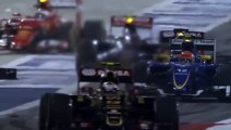 F1 2015 FP2 - Lewis Hamilton and Kimi Raikkonen dangerous getaway in the Pit Lane