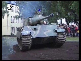 Originaler Panzer Panther in Bewegung Tank WW II in Motion