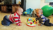 Dancing Twin Babies - Cute kids can't get enough music