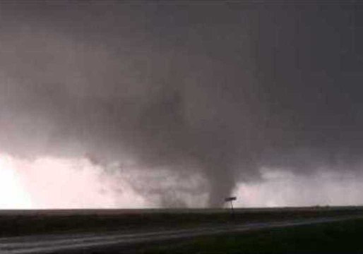 Tornado Touches Down Near Elmer, Oklahoma