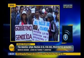 Marco Arana: En seis meses se pueden implementar nuevas reglas para minería responsable