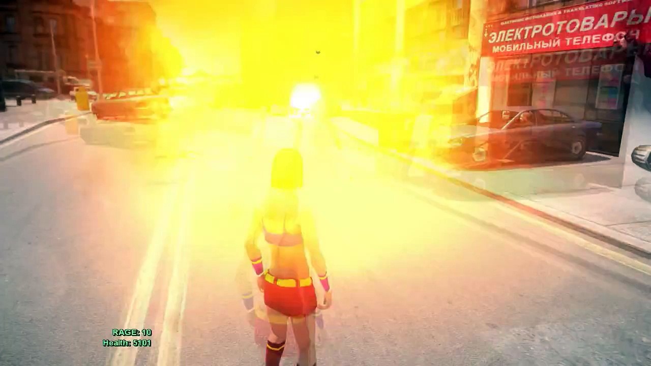 SUPERMAN VS SUPERGIRL - EPIC BATTLE - GTA IV
