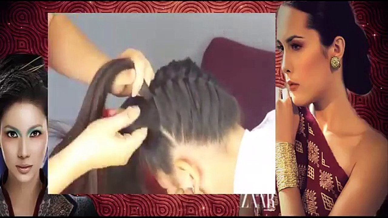Tutorial Rambut kipang kuncir kudah cantik