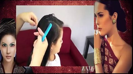 Tutorial Rambut membuat pony bentuk cinta