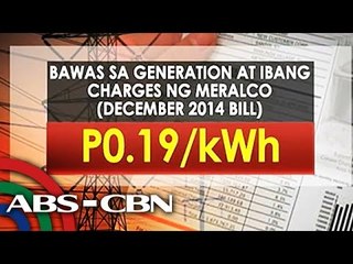 Video herunterladen: December bill ng Meralco, may bawas-singil