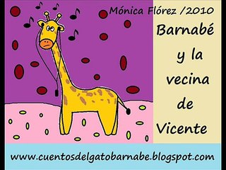 Cuento infantil de animales  el Gato Barnabe y la vecina de Vicente.wmv
