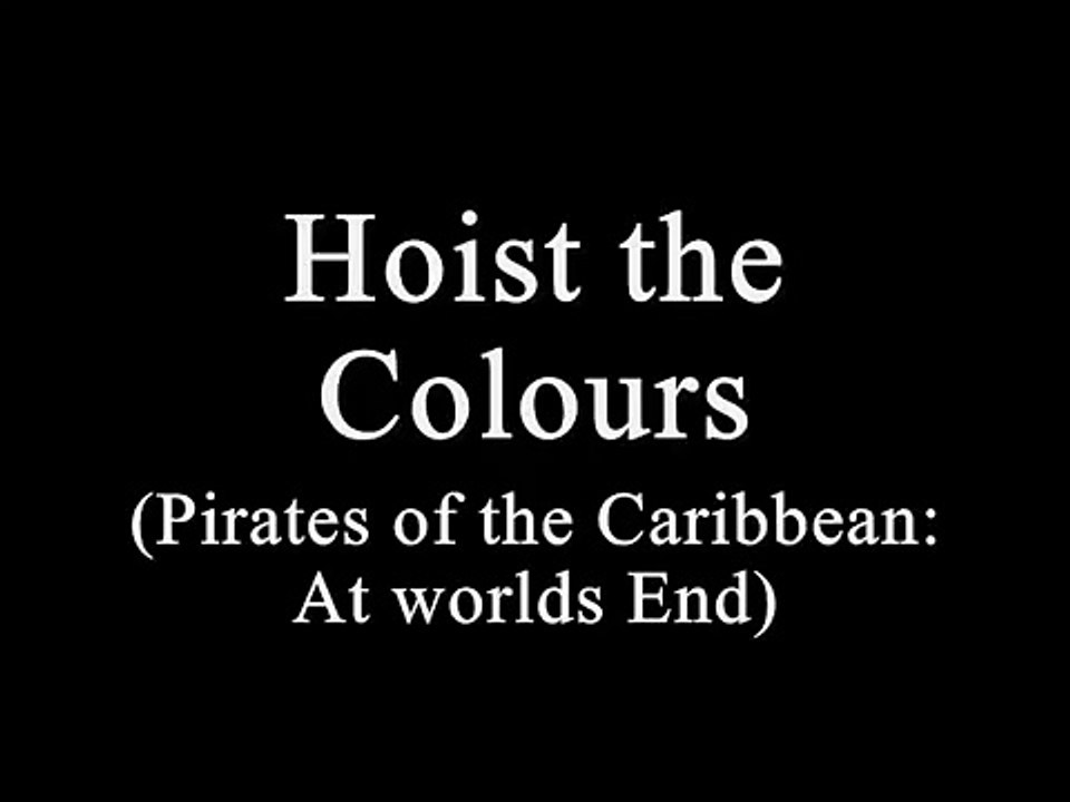 Hoist the Colours Lyrics