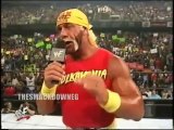 Y2J Chris Jericho interrupts Hulk Hogan's segment WWF Smackdown! 4-18-2002
