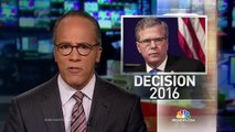 Election 2016: Jeb Bush Distances Himself From Bush Family | NBC Nightly News