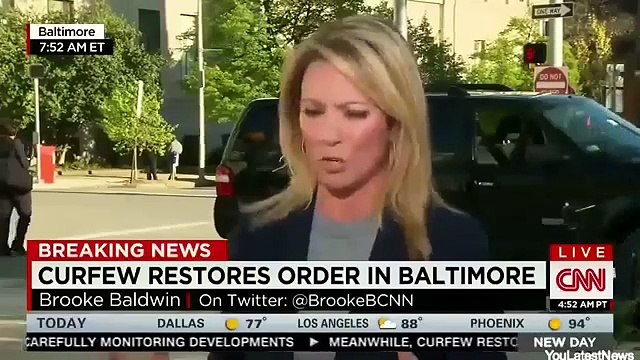 CNN's Brooke Baldwin Apologizes On air for Blaming Vets Becoming Police For Baltimore Riots VIDEO