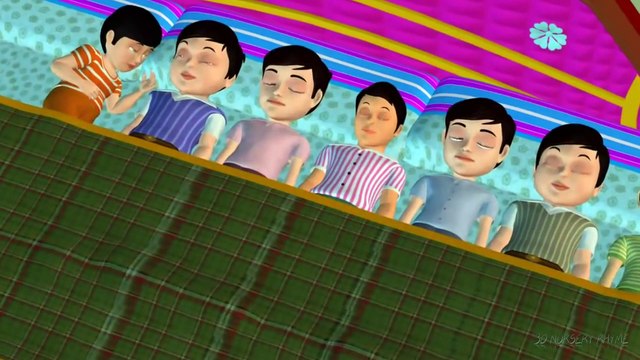 There were ten in the bed - 3D Animation English Nursery Rhyme for Children with Lyrics