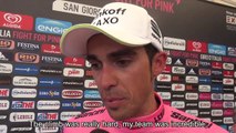 Stage 9 - Interview with Alberto Contador / Tappa 9 - Intervista con Alberto Contador
