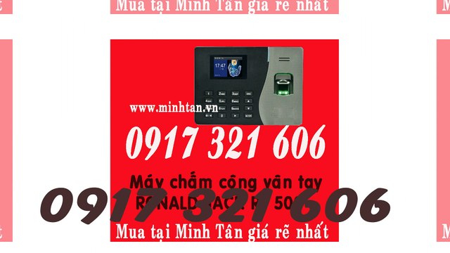 máy chấm công vân tay RJ500- cll: 0917 321 606