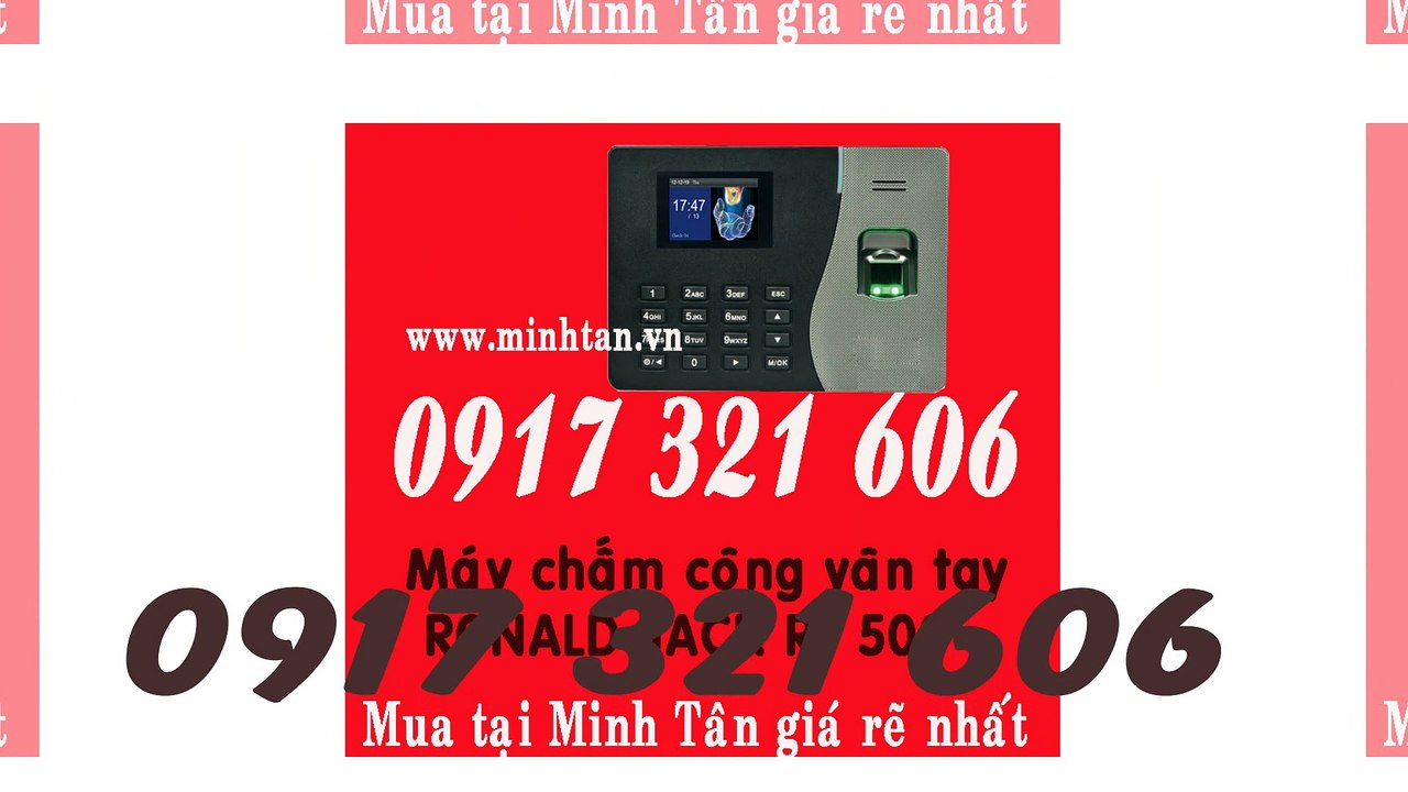 máy chấm công vân tay RJ500- cll: 0917 321 606