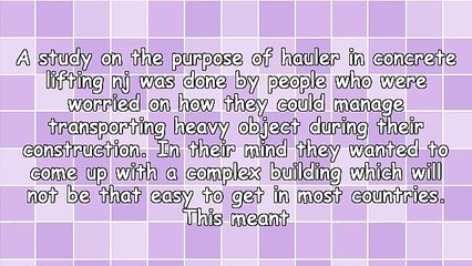The Research On The Use Of Hauler Within Concrete Lifting Nj