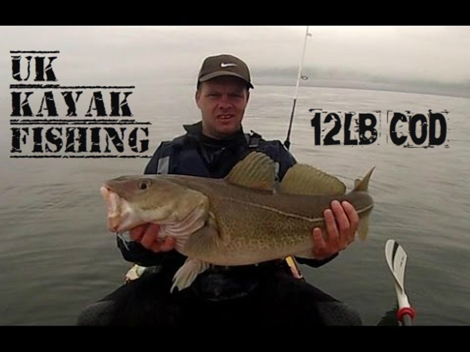 Kayak Fishing - Kayak Sea Fishing for Cod - Skinningrove UK - GoPro