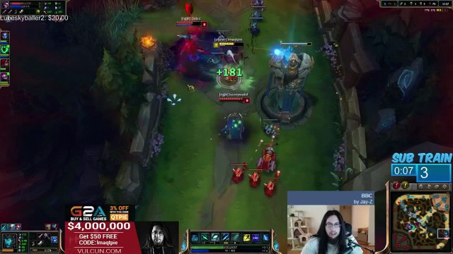 Imaqtpie en 1vs2 avec Kalista - League of Legends
