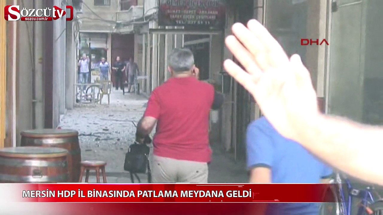 Mersin HDP binasında patlama!