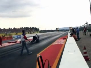 Top fuel bike_ Luigi Feretti in Hockenheim 2006.