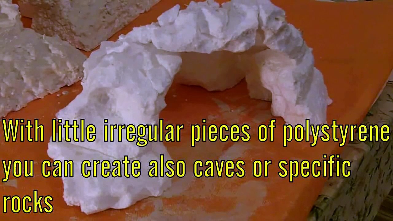 How to make polystyrene rocks video Dailymotion