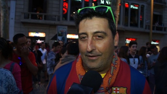 Festa Barça, i tifosi: Ora la Champions!