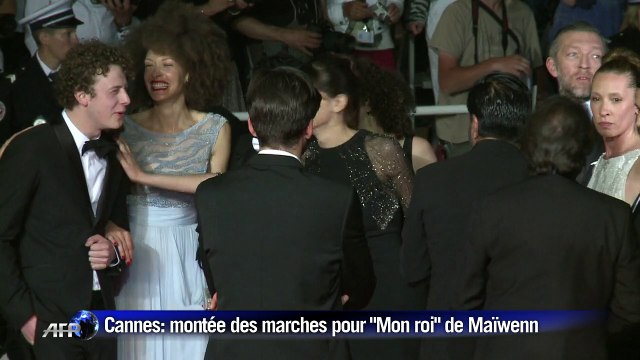 Cannes: montée des marches pour Mon roi de Maïwenn