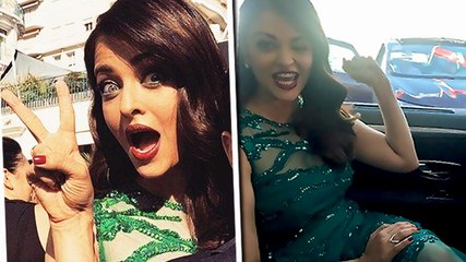 Cannes 2015: Aishwarya's Cute Selfies