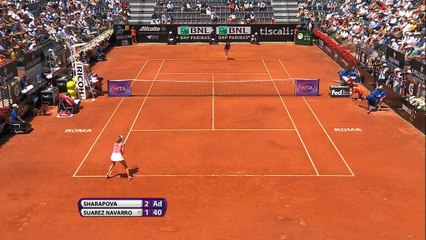 Rome - Sharapova bat Suarez Navarro en finale