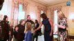 Raw Video: The First Lady Surprises Tour Guests and Opens Old Family Dining Room