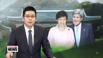 President Park meets visiting U.S. Secretary of State John Kerry