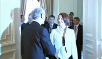 With Prime Minister of Australia, Julia Gillard